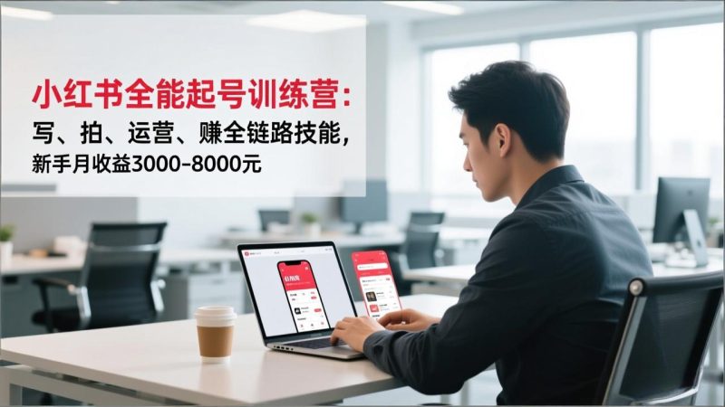 小红书全能起号训练营-技研社