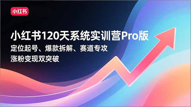 小红书120天系统实训营Pro版-技研社