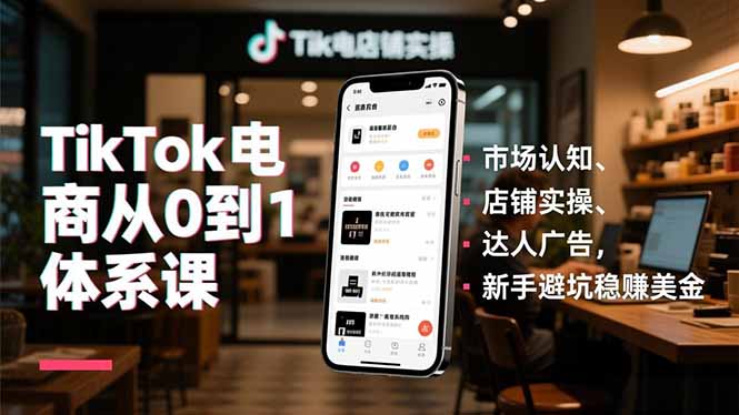 TikTok电商从0到1体系课-技研社