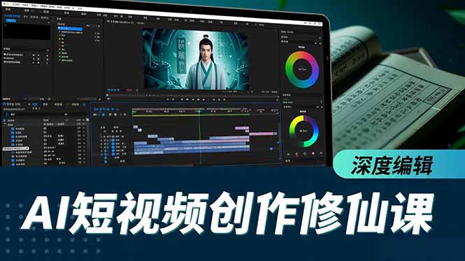 AI短视频创作修仙课,从炼气到金仙、爆款复刻、深度编辑,掌握全栈AI能力 AI短视频创作修仙课,从炼气到金仙、爆款复刻、深度编辑,掌握全栈AI能力