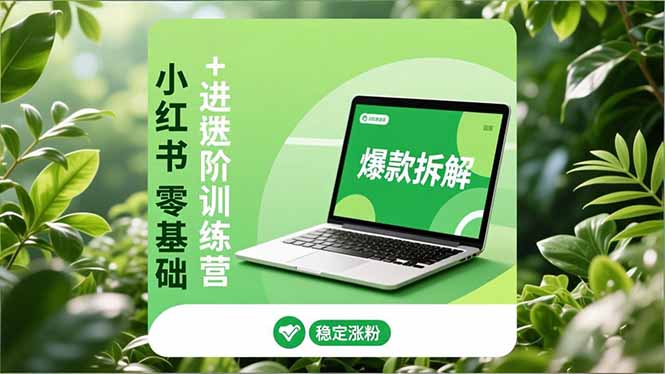小红书零基础+高阶训练营-技研社