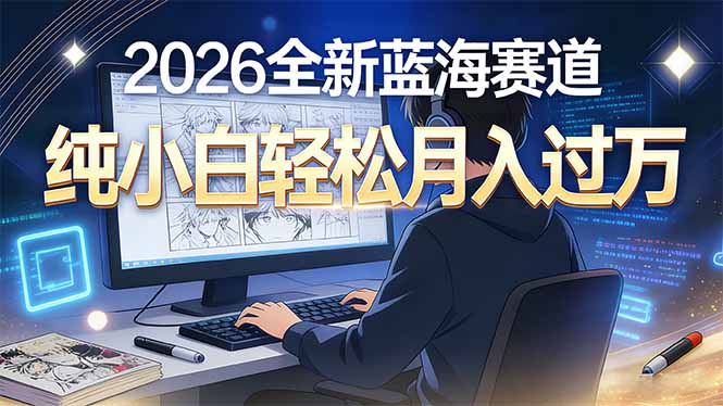 2026年全新蓝海赛道,纯小白轻松月入过万 2026年全新蓝海赛道,纯小白轻松月入过万