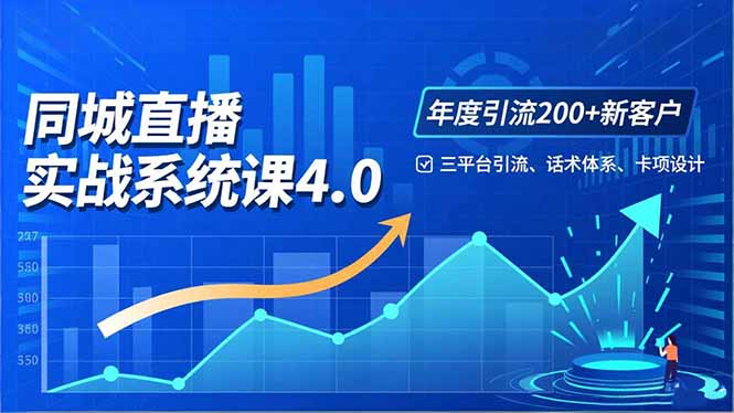 实体店直播实战班4.0，三平台引流、话术体系、卡项设计，年度引流200客月增10万 - 技研社-技研社