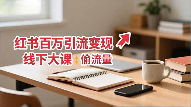 小红书百万引流变现-11月线下大课:分享从0到百万引流路径,手把手教偷流量、拿结果 小红书百万引流变现-11月线下大课:分享从0到百万引流路径,手把手教偷流量、拿结果