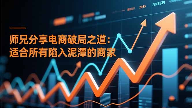 师兄分享电商破局之道:适合所有陷入泥潭的商家-技研社