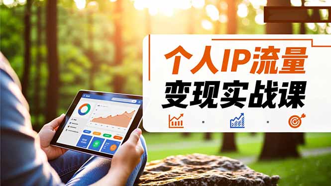 个人IP流量变现实战课,涵盖多平台引流、打造个人IP并实现稳定流量变现 个人IP流量变现实战课,涵盖多平台引流、打造个人IP并实现稳定流量变现