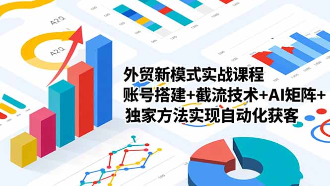 外贸新模式实战课程,账号搭建+截流技术+AI矩阵+独家方法实现自动化获客 外贸新模式实战课程,账号搭建+截流技术+AI矩阵+独家方法实现自动化获客
