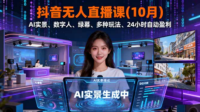 想搞抖音无人直播课？这份AI技能研习资料把路铺好了-技研社