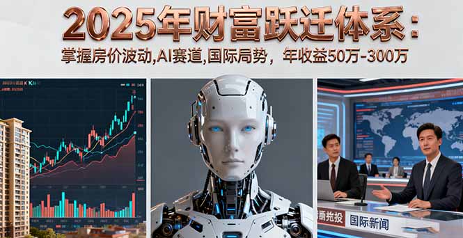2025年财富跃迁体系:掌握房价波动,AI赛道-技研社