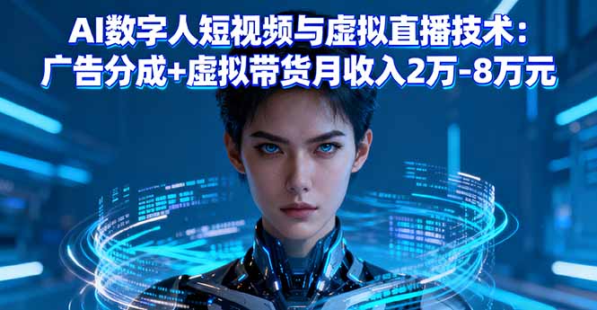 AI数字人短视频与虚拟直播技术-技研社
