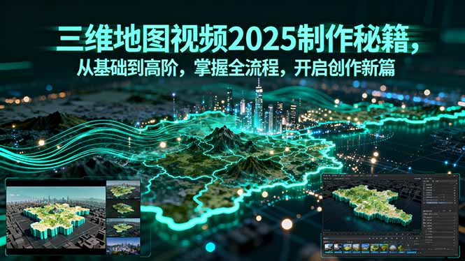 三维地图视频2025制作秘籍,从基础到高阶,掌握全流程,开启创作新篇 三维地图视频2025制作秘籍,从基础到高阶,掌握全流程,开启创作新篇