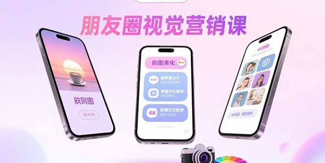 朋友圈视觉营销课:问候图美化,晒单图设计,拼图玩法教学 朋友圈视觉营销课:问候图美化,晒单图设计,拼图玩法教学