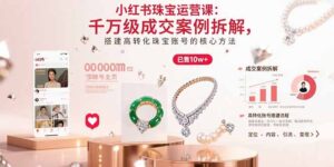 小红书珠宝运营课：千万级成交案例拆解，搭建高转化珠宝账号的核心方法 - 技研社-技研社