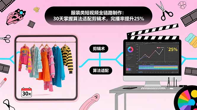 服装类短视频全链路制作-技研社