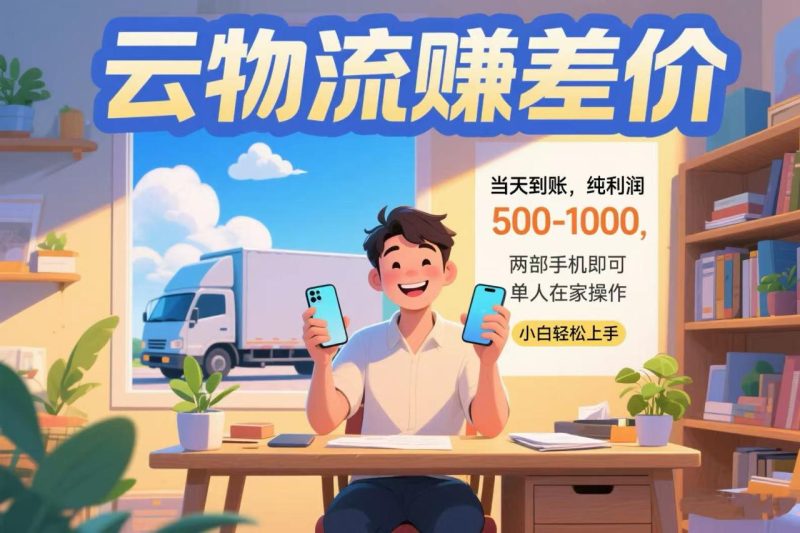 想搞云物流赚差价?这份精品资源资料把路铺好了-技研社