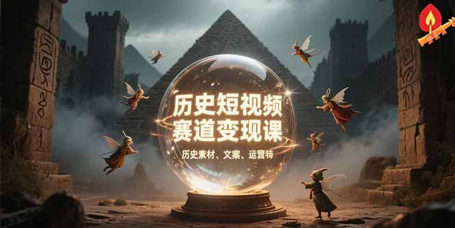 历史短视频赛道变现课,百集素材库应用,文案剪辑技巧,账号运营全案 历史短视频赛道变现课,百集素材库应用,文案剪辑技巧,账号运营全案