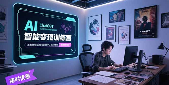AI智能变现训练营,ChatGPT写作变现,电影解说制作,图文带货方法论 AI智能变现训练营,ChatGPT写作变现,电影解说制作,图文带货方法论