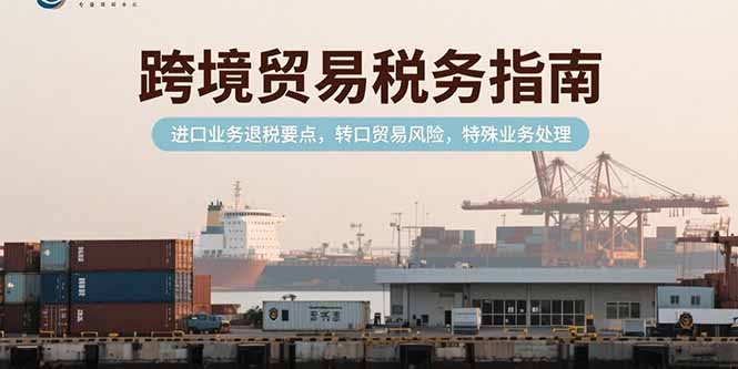 跨境贸易税务指南,进口业务退税要点,转口贸易风险,特殊业务处理 跨境贸易税务指南,进口业务退税要点,转口贸易风险,特殊业务处理