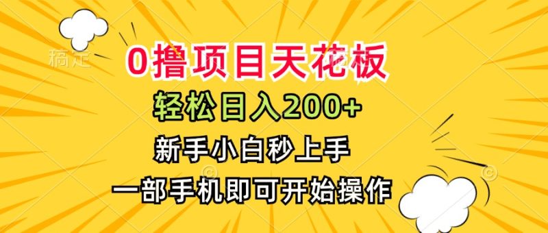 想搞0撸项目天花板?这份副业实操资料把路铺好了-技研社