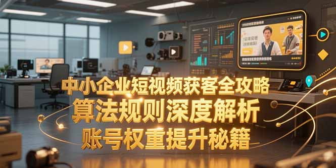 中小企业短视频获客全攻略,算法规则深度解析,账号权重提升秘籍 中小企业短视频获客全攻略,算法规则深度解析,账号权重提升秘籍