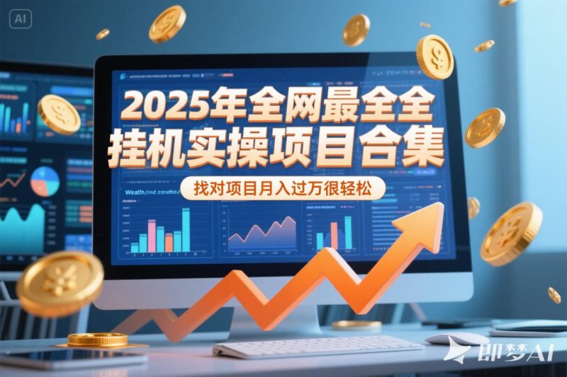 2025年挂机实操项目实操演练，挂机类型，AI直播类型，轻资产创业类型… - 技研社-技研社