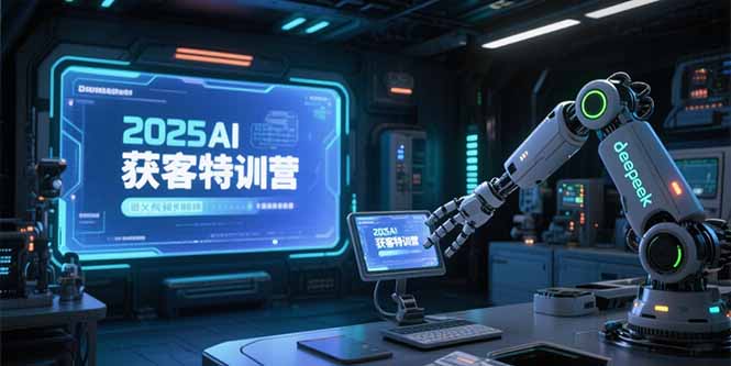 2025AI获客特训营，AI图文视频全制作，deepseek工具实操教学 - 技研社-技研社