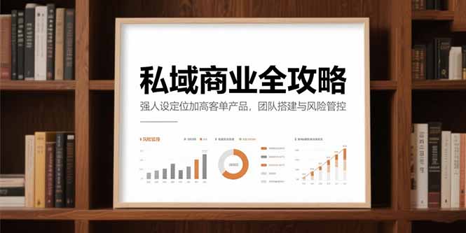 私域商业全攻略,强人设定位加高客单产品,团队搭建与风险管控 私域商业全攻略,强人设定位加高客单产品,团队搭建与风险管控