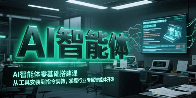 AI智能体零基础搭建课,从工具安装到指令调教,掌握行业专属智能体开发... AI智能体零基础搭建课,从工具安装到指令调教,掌握行业专属智能体开发...