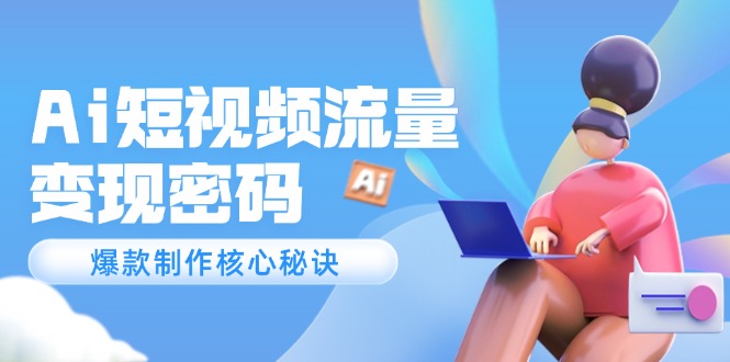 Ai短视频流量密码,爆款制作核心秘诀,120万案例深度解析 Ai短视频流量密码,爆款制作核心秘诀,120万案例深度解析