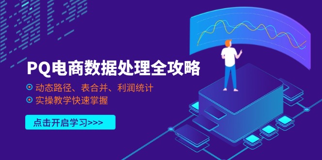 PQ电商数据处理全攻略,动态路径、表合并、利润统计,实操教学快速掌握 PQ电商数据处理全攻略,动态路径、表合并、利润统计,实操教学快速掌握