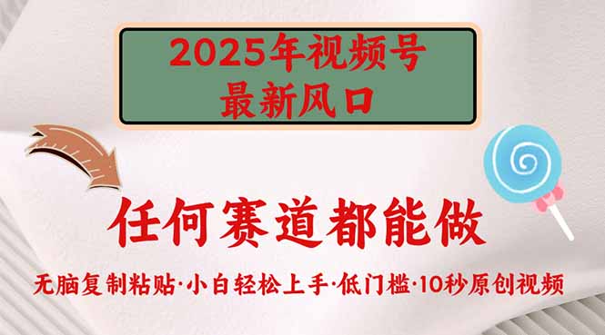 2025年视频号新风口,低门槛只需要无脑执行 2025年视频号新风口,低门槛只需要无脑执行