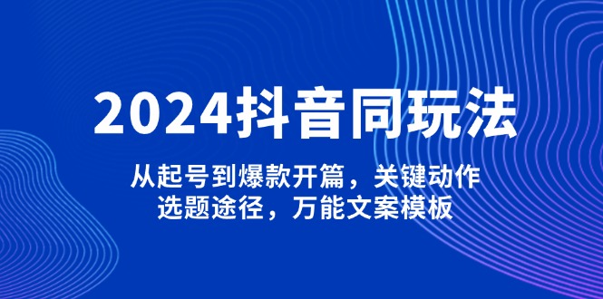 2024抖音同玩法-技研社