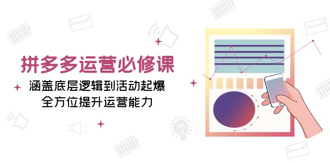 拼多多运营必修课:涵盖底层逻辑到活动起爆,全方位提升运营能力 拼多多运营必修课:涵盖底层逻辑到活动起爆,全方位提升运营能力