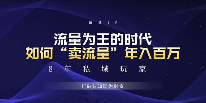 未来如何通过“卖流量”年入百万,跨越一切周期绝对蓝海项目 未来如何通过“卖流量”年入百万,跨越一切周期绝对蓝海项目