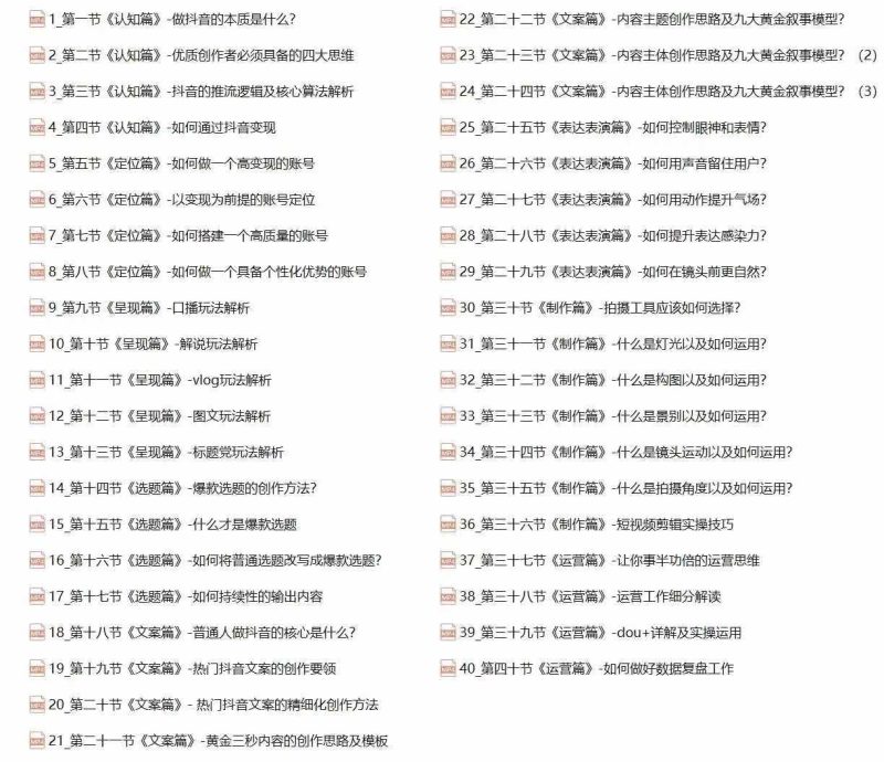 抖音创作者实操教程：四大思维+快速引流+变现路径，打造个性化优势账号 - 技研社-技研社