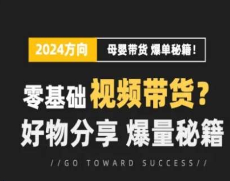 短视频母婴赛道实操流量训练营，零基础视频带货，好物分享，爆量秘籍 - 技研社-技研社