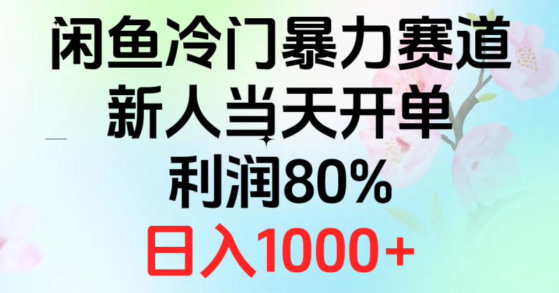 2024闲鱼冷门暴力赛道-技研社