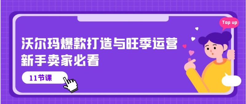沃尔玛爆款攻略：新手卖家旺季运营指南（11节视频课） - 技研社-技研社