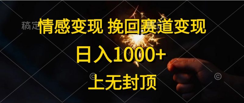 情感变现，挽回赛道变现，日入1000+，上无封顶 - 技研社-技研社