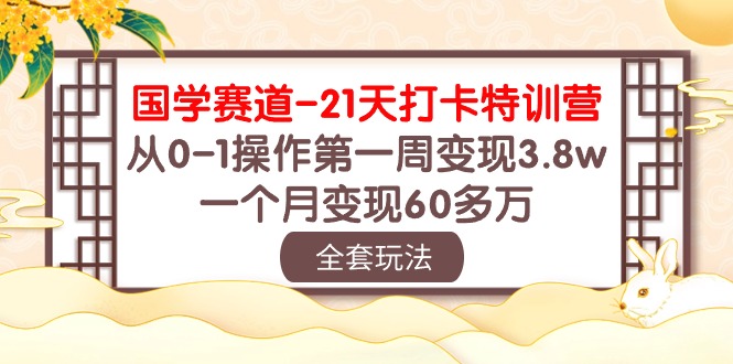 想搞国学赛道变现秘籍?这份副业实操资料把路铺好了-技研社