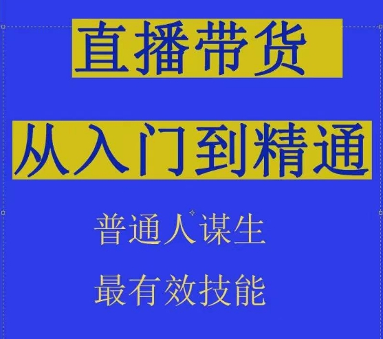 2024抖音直播带货技术：直播间拆解抖运营从入门到精通，普通人谋生最有效技能 - 技研社-技研社