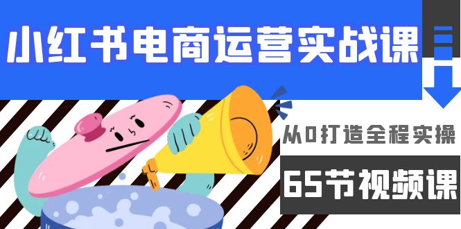 小红书电商运营实战课,从0打造全程实操(65节视频课) 小红书电商运营实战课,从0打造全程实操(65节视频课)