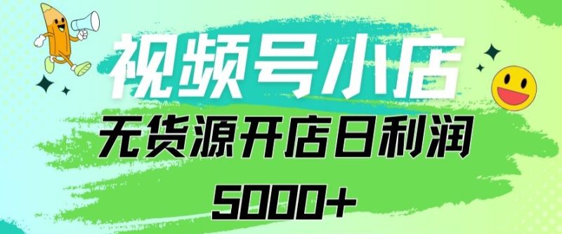 想搞视频号无货源小店?这份副业实操资料把路铺好了-技研社