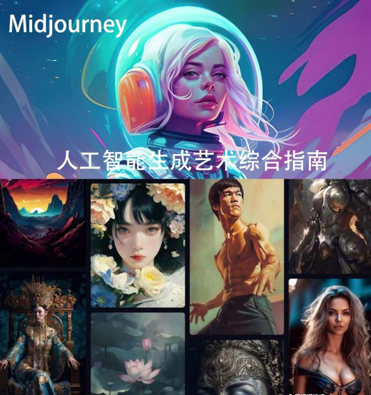 Midjourney及ChatGPT 4人工智能生成艺术图像综合指南-9节课-中英字幕 - 技研社-技研社