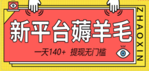新平台薅羊毛小项目,5毛钱一个广告,提现无门槛!一天140+ - 技研社-技研社