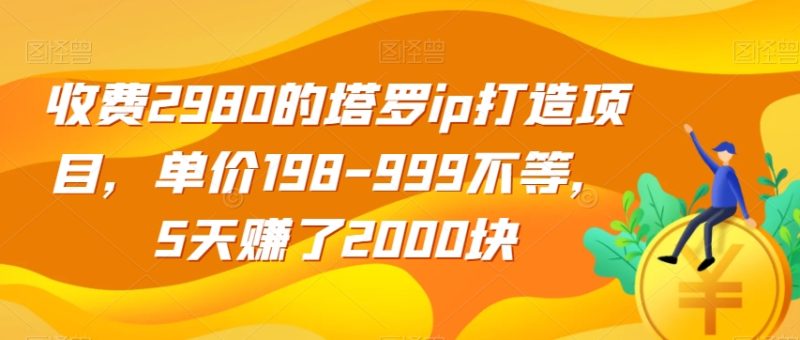 收费2980的塔罗IP打造项目，单价198-999不等，5天赚了2000块【揭秘】 - 技研社-技研社