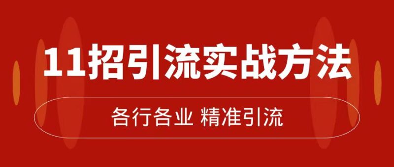 轻松掌握精准引流术：11大实战技巧，让私域流量瞬间爆棚（完整版） - 技研社-技研社