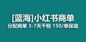 2023蓝海项目，小红书商单，快速千粉，长期稳定，最强蓝海没有之一 - 技研社-技研社