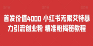 想搞首发价值4000?这份副业实操资料把路铺好了-技研社