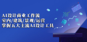 AI设计商业·工作流，室内·建筑·景观·运营，掌握五大主流AI设计工具 - 技研社-技研社